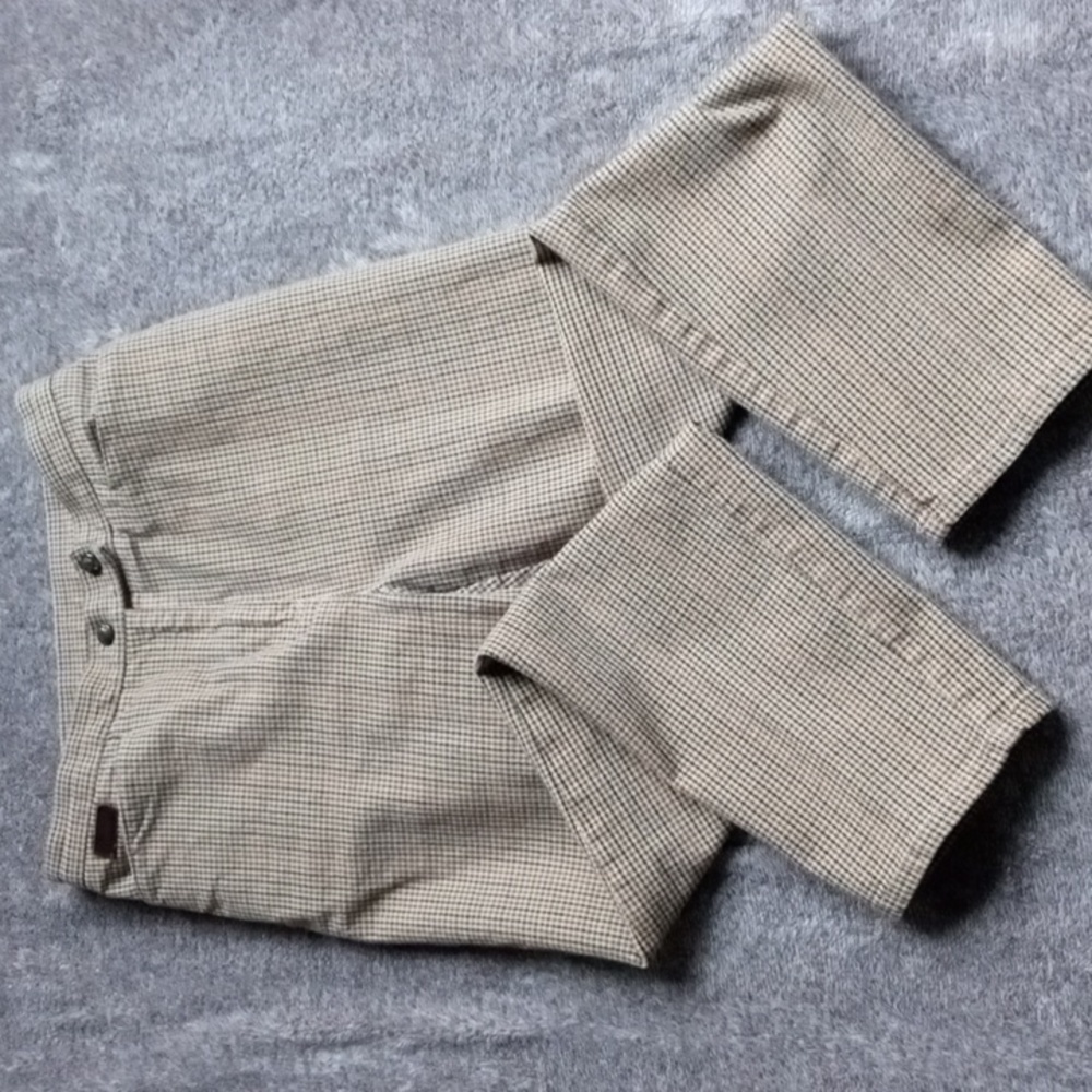 Lauren Ralph Lauren petite houndstooth equestrian style pants